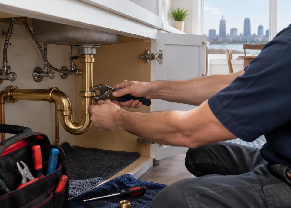 Representative plumbers category scene, not a photo of a listed business