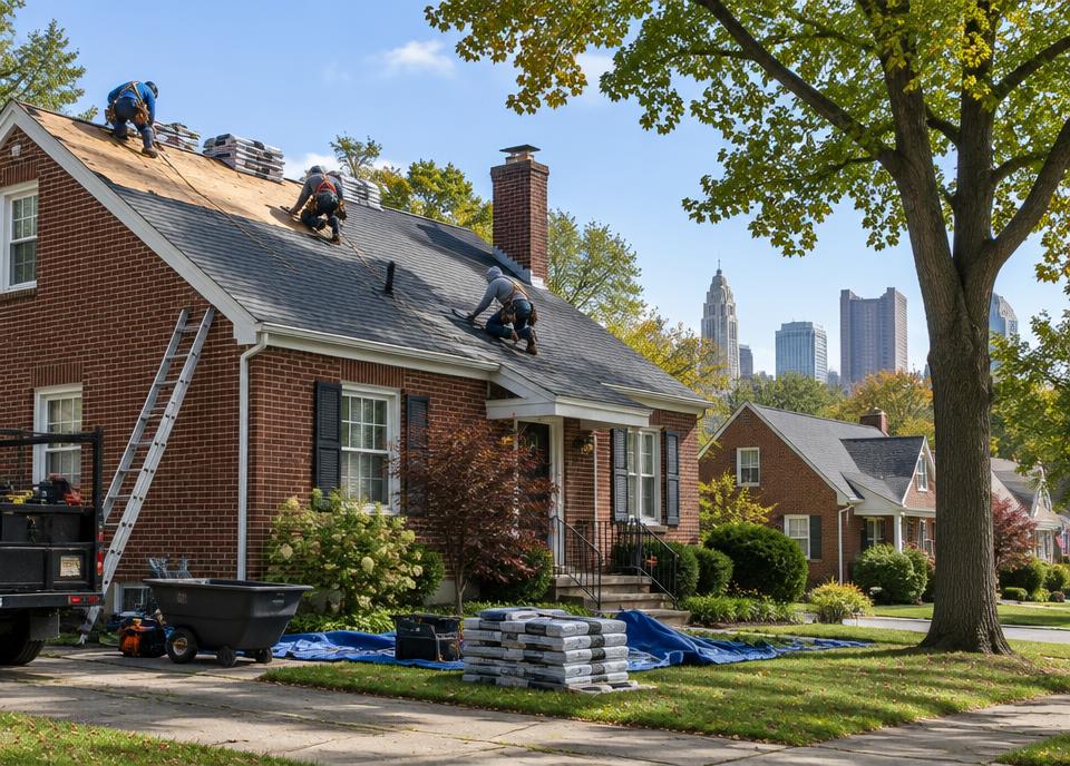 Representative roofers category scene, not a photo of a listed business
